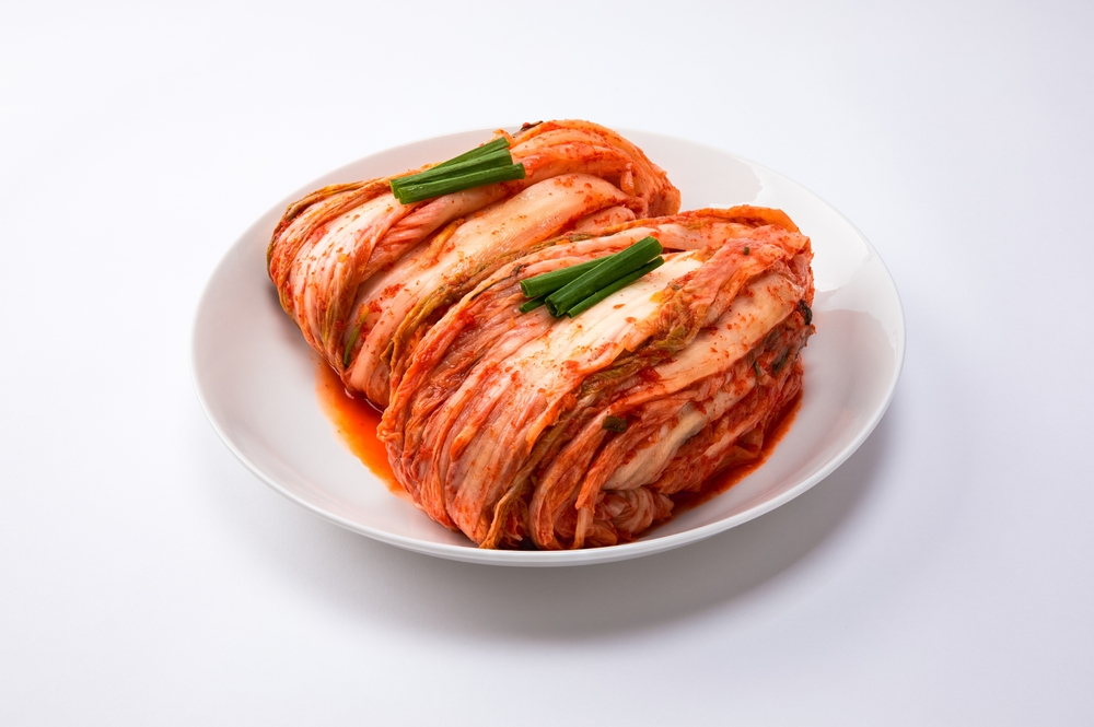Kimchi coreano. Kimchi de col tradicional coreano. Foto: Shutterstock